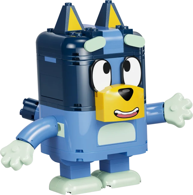 11217 Klotsidest kokkupandav Bluey perekond