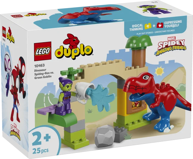 10463 Spidey-Rex-dinosaurus vs. Green Goblin