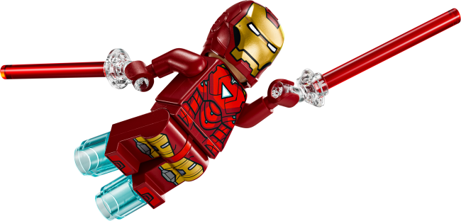 76320 Iron Man ja Sõjamasin vs. haamerdroonid