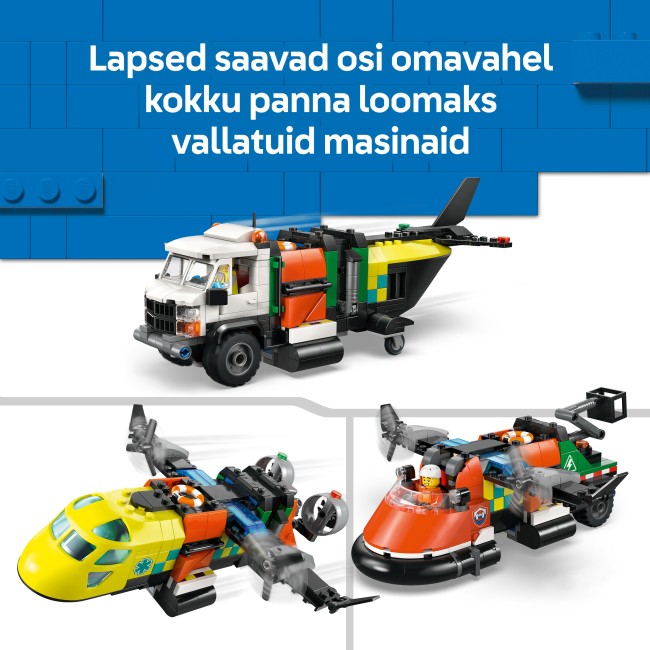 60505 Lidmašīna, avārijas dienesta auto un transportlīdzeklis uz gaisa spilvena