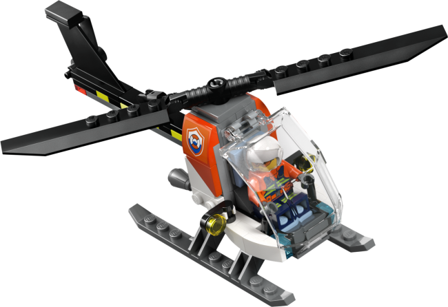 60504 Rannikkovartioston pelastusalus ja helikopteri