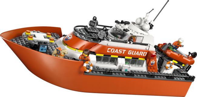 60504 Rannikkovartioston pelastusalus ja helikopteri