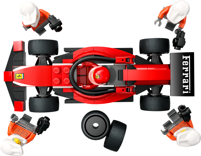 60443 F1® pitstops un autotehniķi ar Ferrari auto