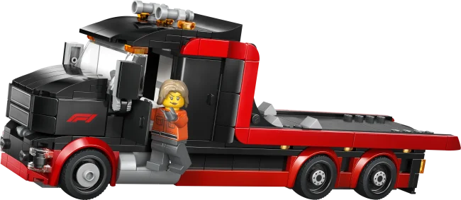 60493 F1®-kuljetusauto ja Audi F1® ‑kilpa-auto