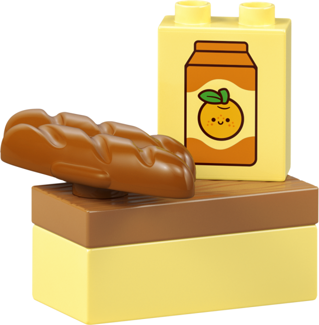 10470 “Trīs vienā” Moderna ģimenes māja ar figūrām