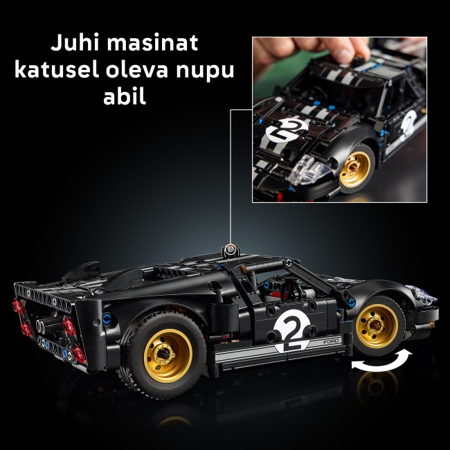 42223 1966 Ford GT40 MKII ‑kilpa-auto