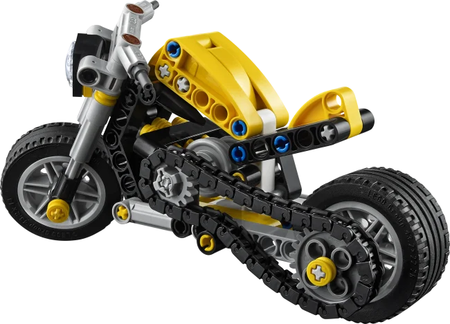 42225 Dzeltens motocikls