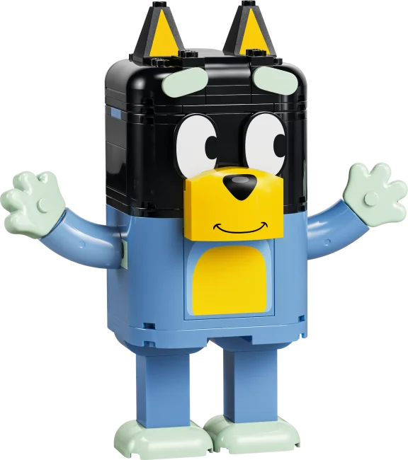 11217 Klotsidest kokkupandav Bluey perekond