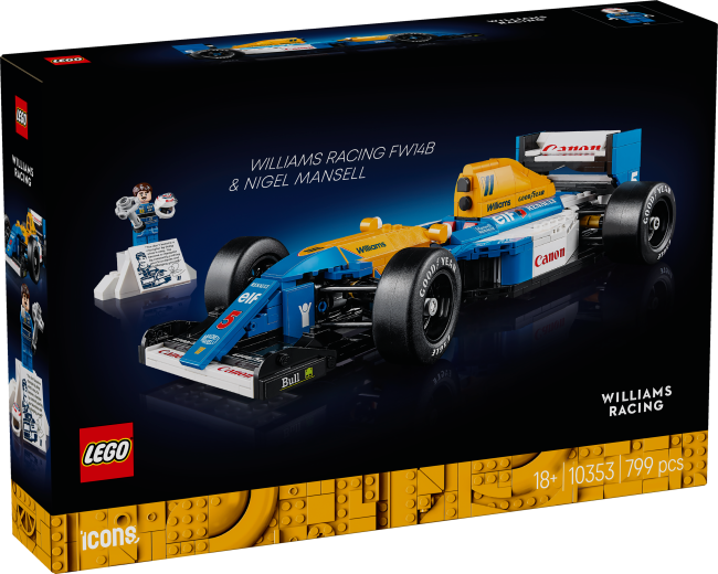 10353 Williams Racing FW14B и Найджел Мэнселл