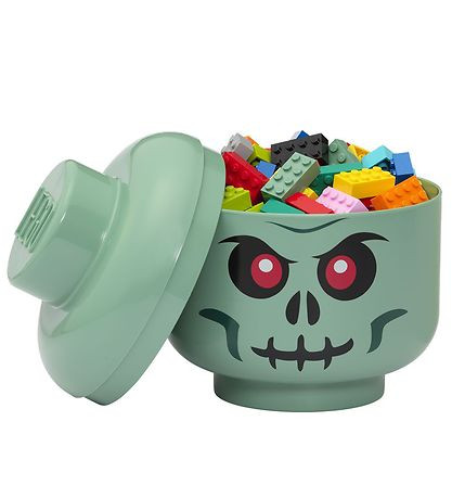 40310803 LEGO Väike Green Skeleton peakujuline hoiuklots