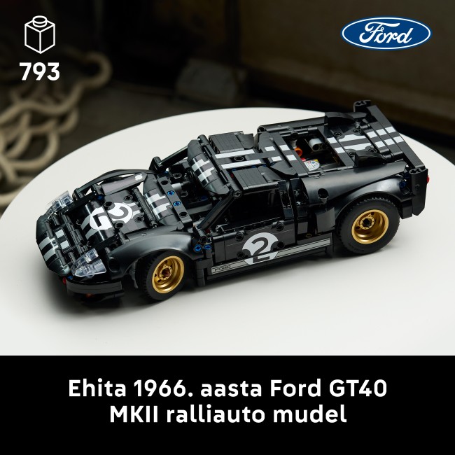 42223 1966 Ford GT40 MKII ‑kilpa-auto