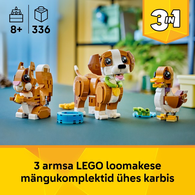 31382 Söpöt eläimet: Leikkisä koiranpentu