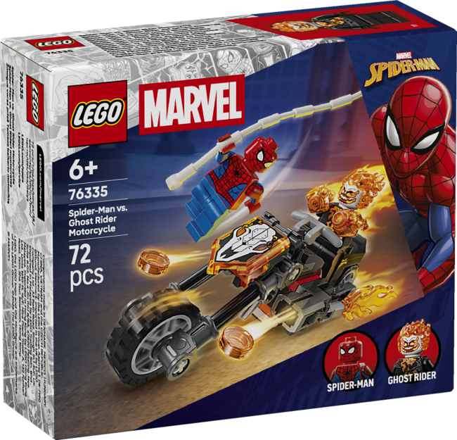 76335 Spider-Man vs. Ghost Rideri mootorratas