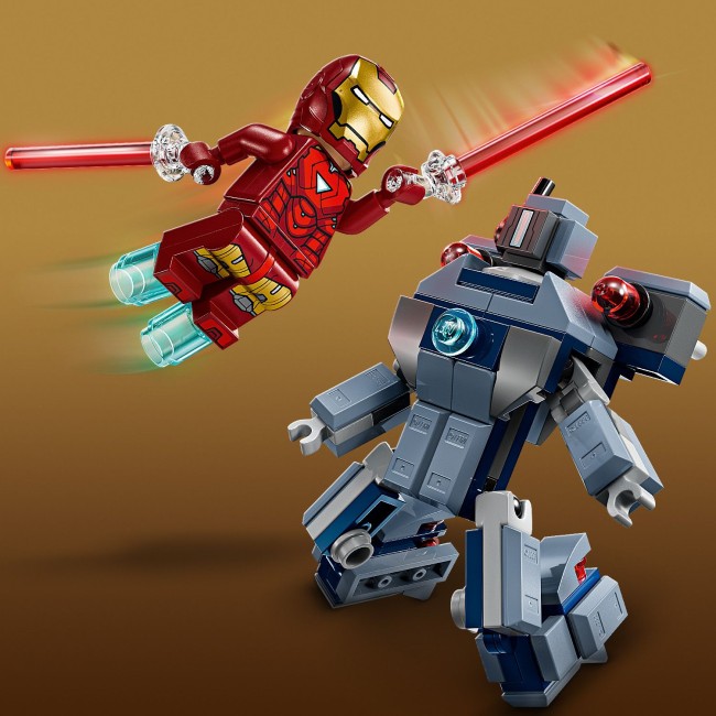 76320 Iron Man ja Sõjamasin vs. haamerdroonid