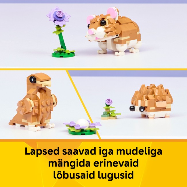 31376 Hurmaava hamsteri ja kukka