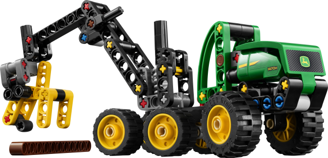 42218 Pyörillä varustettu John Deere 1470H ‑harvesteri