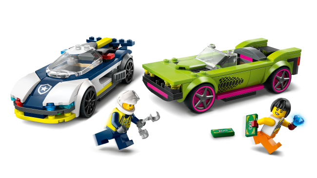 60415 Politseiauto ja muskelauto tagaajamine