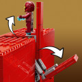 76313 LEGO Super Heroes MARVEL-logo ja minihahmot