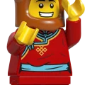 80119 LEGO Chinese Festivals Auļojošo zirgu audekls