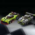 76910 LEGO Speed Champions Aston Martin Valkyrie AMR Pro ja Aston Martin Vantage GT3