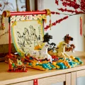 80119 LEGO Chinese Festivals Auļojošo zirgu audekls