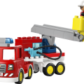 10473 LEGO DUPLO Town Ugunsdzēsēju auto ar šļūteni un ugunsdzēsēju
