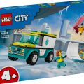 60403 LEGO 60403 Kiirabi ja lumelaudur V29