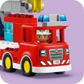 10473 LEGO DUPLO Town Ugunsdzēsēju auto ar šļūteni un ugunsdzēsēju