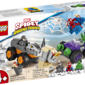 10782 LEGO Spidey Hulki ja Rhino veokite vastasseis