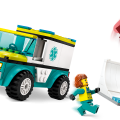 60403 LEGO 60403 Kiirabi ja lumelaudur V29