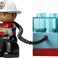 10473 LEGO DUPLO Town Ugunsdzēsēju auto ar šļūteni un ugunsdzēsēju