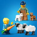 60461 LEGO  City Красный трактор с прицепом и овцой