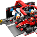 60443 LEGO  City F1® pitstops un autotehniķi ar Ferrari auto
