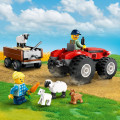 60461 LEGO  City Красный трактор с прицепом и овцой