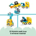 10475 LEGO DUPLO Town “Trīs vienā” Celtnieku transportlīdzekļi