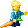 60461 LEGO  City Красный трактор с прицепом и овцой