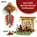 80119 LEGO Chinese Festivals Auļojošo zirgu audekls